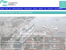 Tablet Screenshot of conferencesaver.com